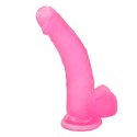 DILDO 8'' JELLY STUDS RÓŻOWE 24-0074