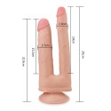 DILDO SKINLIKE DOUBLE PENETRATION SOFT COCK 24-0217