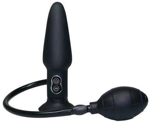 KOREK ANALNY TRUE BLACK VIBRATING BUTT PLUG 13-7306