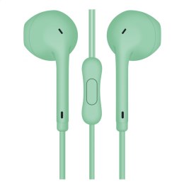 FREESTYLE EARPHONES MINI JACK + MIC MACAROON STYLE GREEN [45758] TE