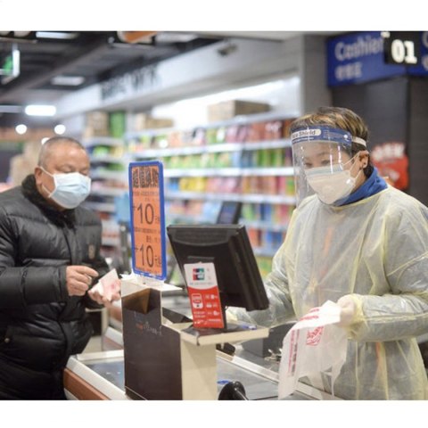 OMEGA FULL FACE SHIELD PRZYŁBICA SERWISOWA OCHRONA OCZU I TWARZY 1 SZT W OP [45324]