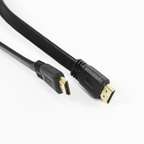 OMEGA HDMI KABEL CABLE FLAT 1.4 4K 3M BLACK [41848]