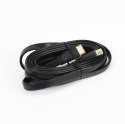 OMEGA HDMI KABEL CABLE FLAT 1.4 4K 3M BLACK [41848]