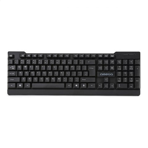 OMEGA KEYBOARD US KLAWIATURA BLACK [45264]