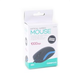 OMEGA MYSZ MOUSE 1000DPI VALUE LINE V2 BLACK BLUE [43182]