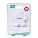 OMEGA USB 2.0 HUB 4 PORT STAR WHITE [42858]