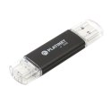 PLATINET ANDROID PENDRIVE USB 2.0 AX-Depo 64GB + MICRO USB UDP BLACK [43373]