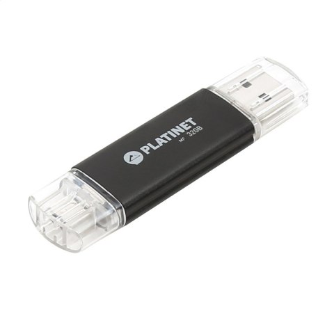 PLATINET ANDROID PENDRIVE USB 2.0 AX-Depo 64GB + MICRO USB UDP BLACK [43373]
