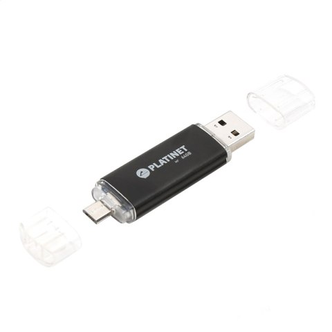 PLATINET ANDROID PENDRIVE USB 2.0 AX-Depo 64GB + MICRO USB UDP BLACK [43373]