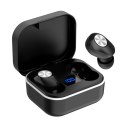 PLATINET BLUETOOTH V5.0 EARPHONES TWS SŁUCHAWKI + CHARGING STATION PM1030 STARDUST BLACK [45585] TE