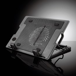 PLATINET LAPTOP COOLER PAD PODKŁADKA CHŁODZĄCA 1 FAN BLACK [45570]