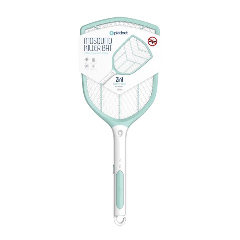PLATINET RECHARGEABLE MOSQUITO BAT ŁAPKA NA OWADY 1200MAH MINT [45236]