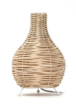 PLATINET TABLE RATTAN LAMP LIGHT BROWN S SHAPE MALE [45755]