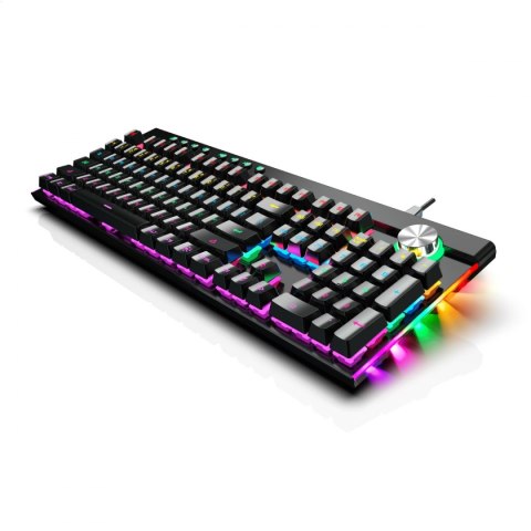 VARR GAMING KEYBOARD QWERTY US KLAWIATURA GAMINGOWA MECHANICAL NEON USB [45088]