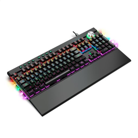 VARR GAMING KEYBOARD QWERTY CYRILLIC KLAWIATURA GAMINGOWA MECHANICAL NEON USB [45582]