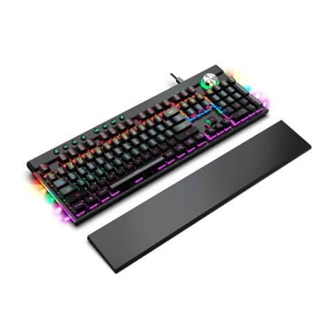 VARR GAMING KEYBOARD QWERTY CYRILLIC KLAWIATURA GAMINGOWA MECHANICAL NEON USB [45582]