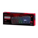 VARR GAMING KEYBOARD KLAWIATURA GAMINGOWA MULTIMEDIA METAL LED BLACK [45659]