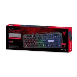 VARR GAMING KEYBOARD KLAWIATURA GAMINGOWA MULTIMEDIA METAL LED BLACK [45659]