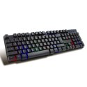 VARR GAMING KEYBOARD KLAWIATURA GAMINGOWA RGB MULTIMEDIA BLACK [44842]