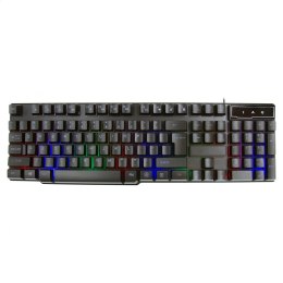 VARR GAMING KEYBOARD KLAWIATURA GAMINGOWA RGB MULTIMEDIA BLACK [44842]