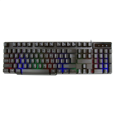 VARR GAMING KEYBOARD KLAWIATURA GAMINGOWA RGB MULTIMEDIA BLACK [44842]