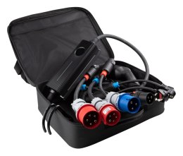 PLATINET EV MOBILE CHARGING STATION 6M CABLE TYPE2 6 ADAPTERS 16/32A 16 kW CHARGER [45802] EOL