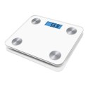 PLATINET WAGA BATHROOM SMART BODY SCALE 180KG 28x28CM WITH APP BLUETOOTH WHITE 44839