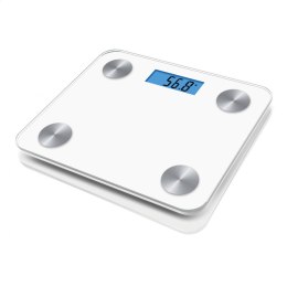 PLATINET WAGA BATHROOM SMART BODY SCALE 180KG 28x28CM WITH APP BLUETOOTH WHITE 44839