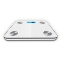 PLATINET WAGA BATHROOM SMART BODY SCALE 180KG 28x28CM WITH APP BLUETOOTH WHITE 44839