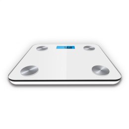 PLATINET WAGA BATHROOM SMART BODY SCALE 180KG 28x28CM WITH APP BLUETOOTH WHITE 44839