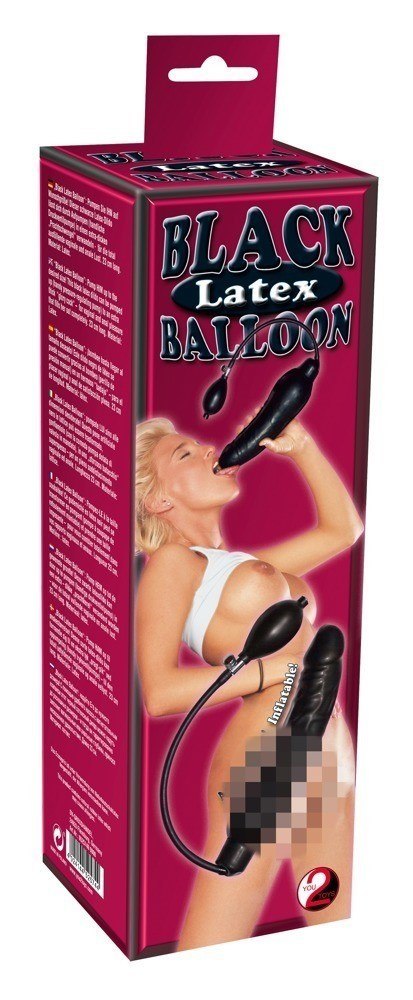 INFLATABLE LATEX DILDO 13-0276