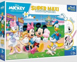 Puzzle 24 Super Maxi Mickey w wesołym miasteczku