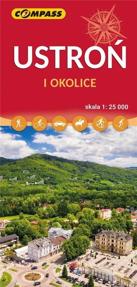 Mapa tur. - Ustroń i okolice, Brenna i okolice