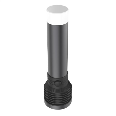 PLATINET TORCH FLASHLIGHT LATARKA ALUMINIUM 3W GREY [45772]