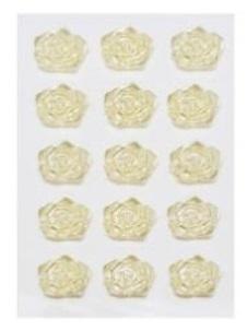 Dżety samoprzylepne róże 15szt