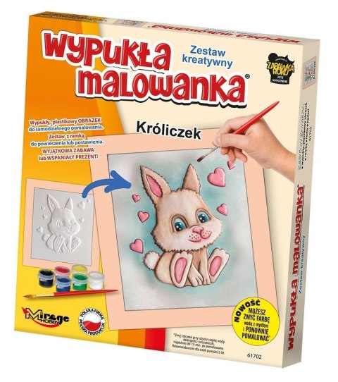 Wypukła Malowanka - Mały Króliczek