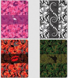 Teczka A4 z gumką Camouflage mix