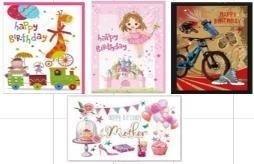 Karnet okolicznościowy LUX 2 MIX (12szt)