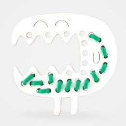 Szczerzyk.Drewniana przeplatanka Montessori