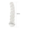 DILDO 6.8" GLASS ROMANCE CZARNY 24-0249