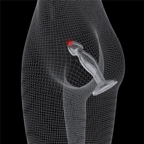 KOREK ANALNY FLAWLESS CLEAR PROSTATE PLUG 6.5'' 24-0134