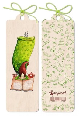 Zakładka drewniana Książka