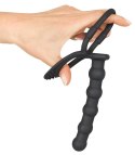 Black Velvets Cock & ball ring 13-7796