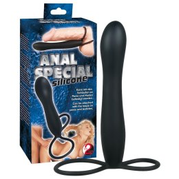 DILDO ANAL SPECIAL SILICONE BLACK 13-0043