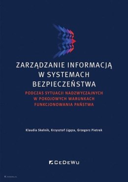 Zarządzanie informacją w systemach bezpieczeństwa