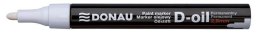 Marker olejowy D-Oil, okrągły 2,8mm biały (12szt)