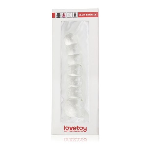 DILDO 6.8" GLASS ROMANCE PRZEZROCZYSTY 24-0250