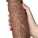 DILDO 10.5'' REALISTIC CHUBBY DILDO 24-0203