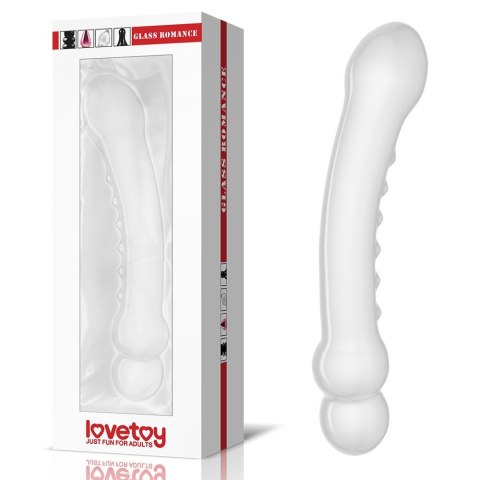 DILDO 7.3" GLASS ROMANCE 24-0248