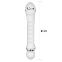 DILDO 7.3" GLASS ROMANCE 24-0248